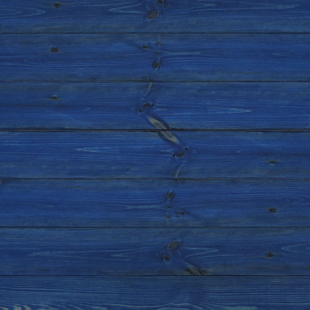 Albedo map: blue-stained Siberian Larch boards with knots and grain
