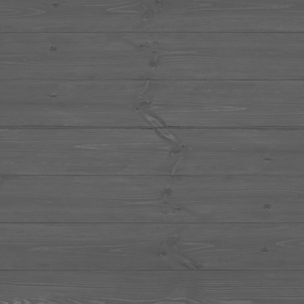 Metalness map: the boards in dim grey